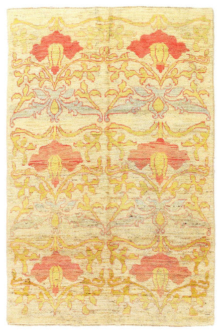 Fine Hand Knotted Persian Sultanabad Rug 6'1"x9'4"