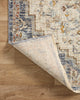 Loloi II Sorrento Ivory/Fiesta 3'11"x3'11" Round Accent Rug