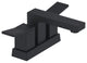Avian Two Handle Centerset Lavatory Faucet, Satin Black