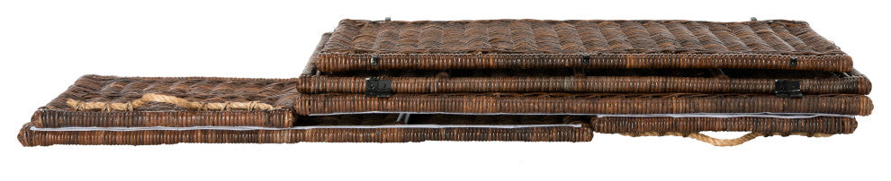 happimess Caden 46" Wicker Storage Trunk, Brown