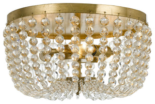 Crystorama Lighting Group 600 Rylee 3 Light 13"W Flush Mount Bowl - Antique