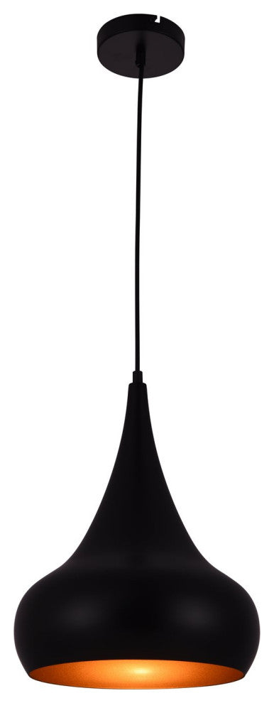 Elegant Living District Circa Collection Pendant, Black