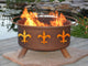 Fleur de Lis Fire Pit