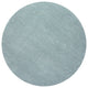 Haze Solid Low-Pile Light Blue 6' Round Area Rug