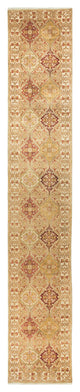Mogul, One-of-a-Kind Hand-Knotted Runner Ivory, 2'7"x15'1"