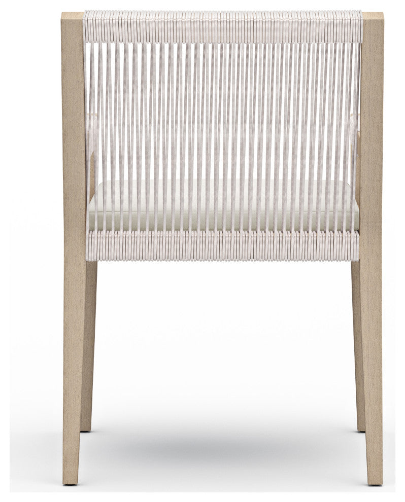 Sherwood Outdoor Dining Armchair-Brown