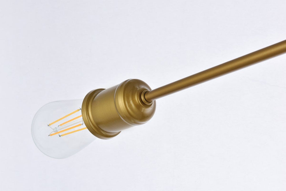 Xander 4-Light Flush Mount, Brass