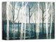 Birch Tree Marsh Canvas Wall Art,, 16"x12", Unframed