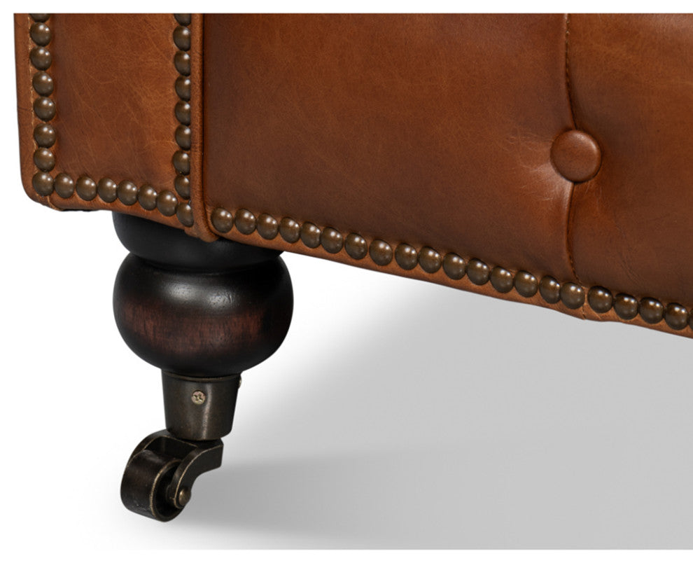 Vintage Style Classic Chesterfield Sofa