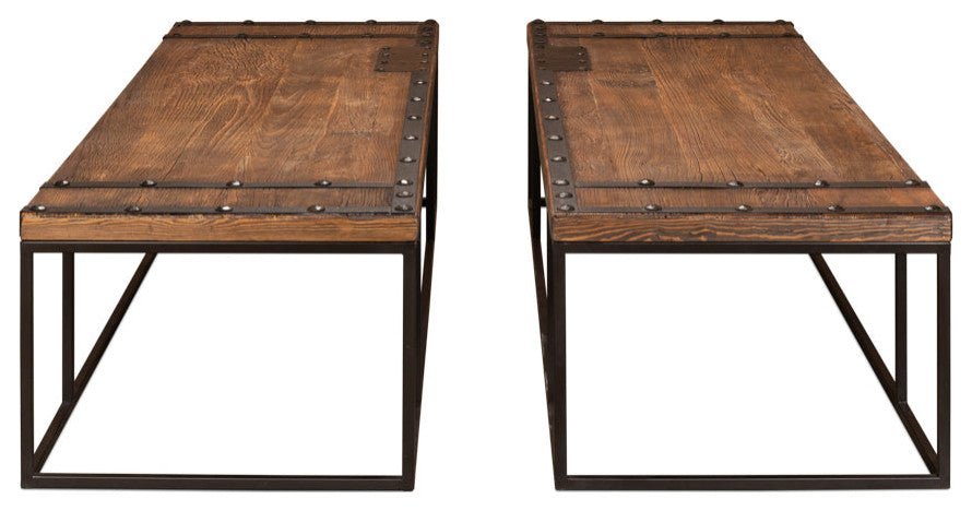 Antique Door Coffee Table Extra Large Size Reclaimed Wood