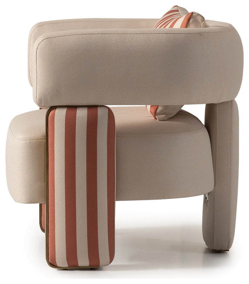 Amora Accent Chair Ash/Eggshell Walnut