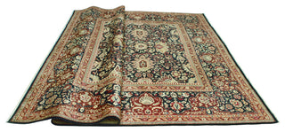 Pak-Persian Dannie Navy/Brown Rug, 9'0x11'6