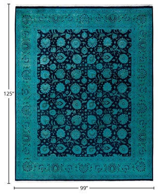 Fine Vibrance, One-of-a-Kind Hand-Knotted Area Rug Purple, 8'3"x10'5"