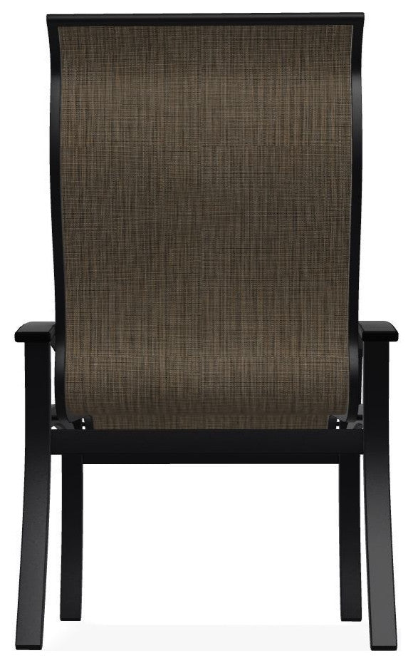 Belle Isle Sling Outdoor Dining Chair, Kora/Black
