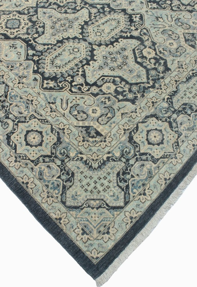 Peshawar Ayesha Charcoal Rug, 7''10x9''10