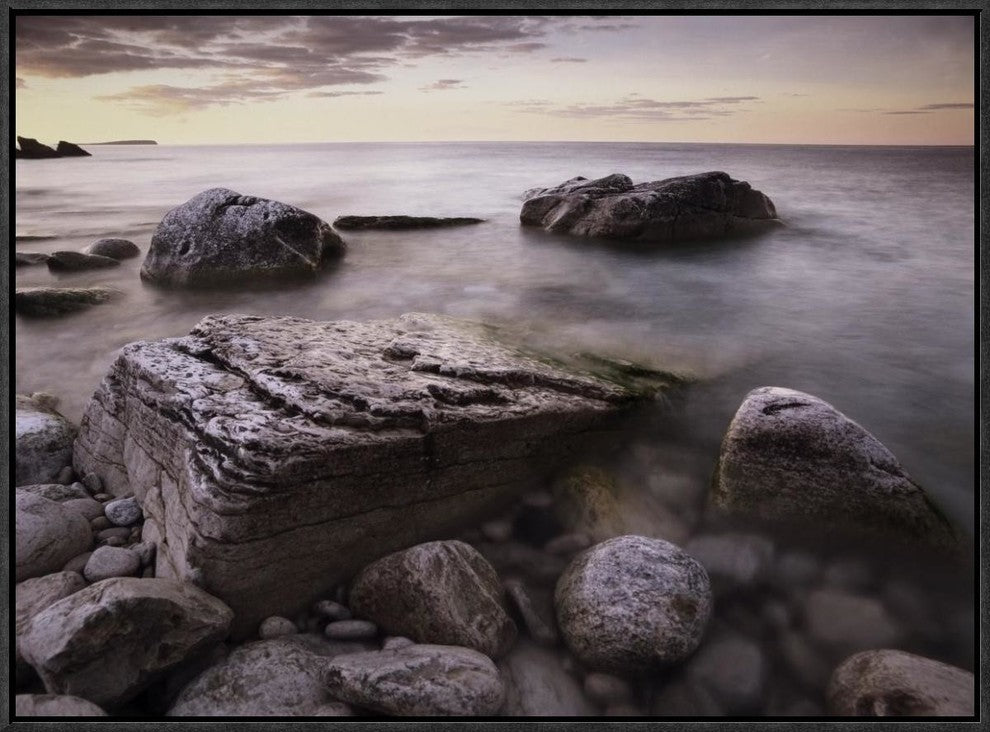 Log Dump Beach, Bruce Peninsula National Park, Ontario, Canada, 24"x18"