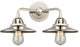 Innovations 288-2W-PN-M1-PN-LED 2-Light Bath Vanity Light, Polished Nickel