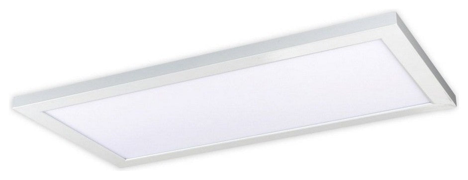22W 12" x 24" Surface Mount LED Fixture 4K 80 CRI Low White 120/277V