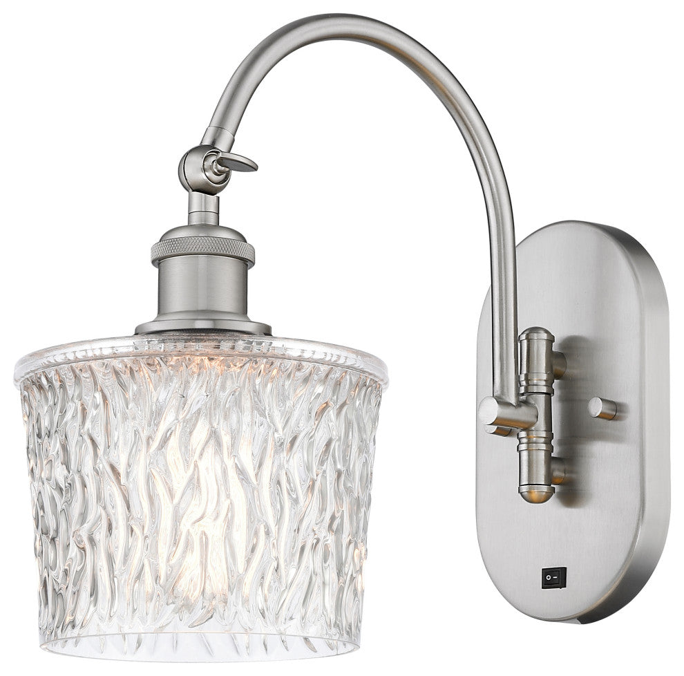 Innovations 518-1W-SN-G402 Niagra 1 Light 6.5" Sconce, Brushed Satin Nickel