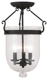 Jefferson Ceiling Mount, Black