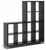 Dark Brown Cube Shelving Unit