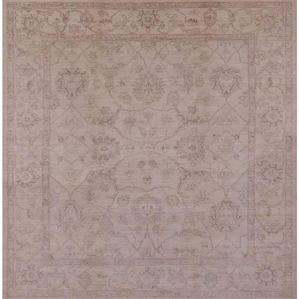 Ahgly Company Indoor Square Mid-Century Modern Area Rugs, 5' Square