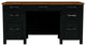 Modern Executive Office Desk, Black