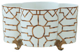 Scalamandre Baldwin Quatrefoil Planter