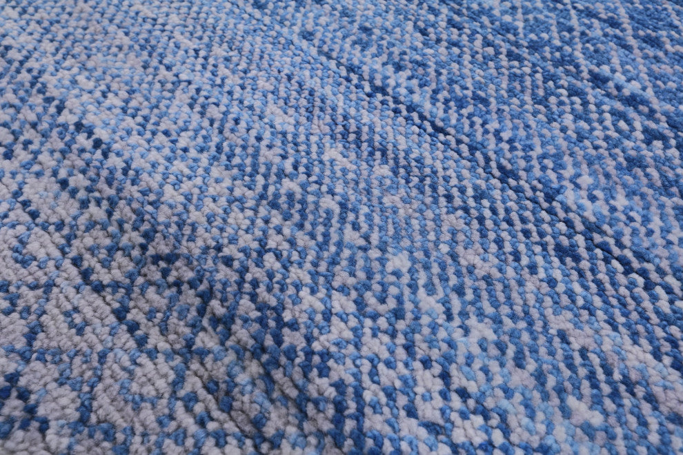 9' 0" X 12' 3" Savannah Grass Handmade Wool Rug - Q13208