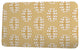 Upscale Getaway Wacky Paisley Geometric Print Bath Mat, Yellow, 21"x34"