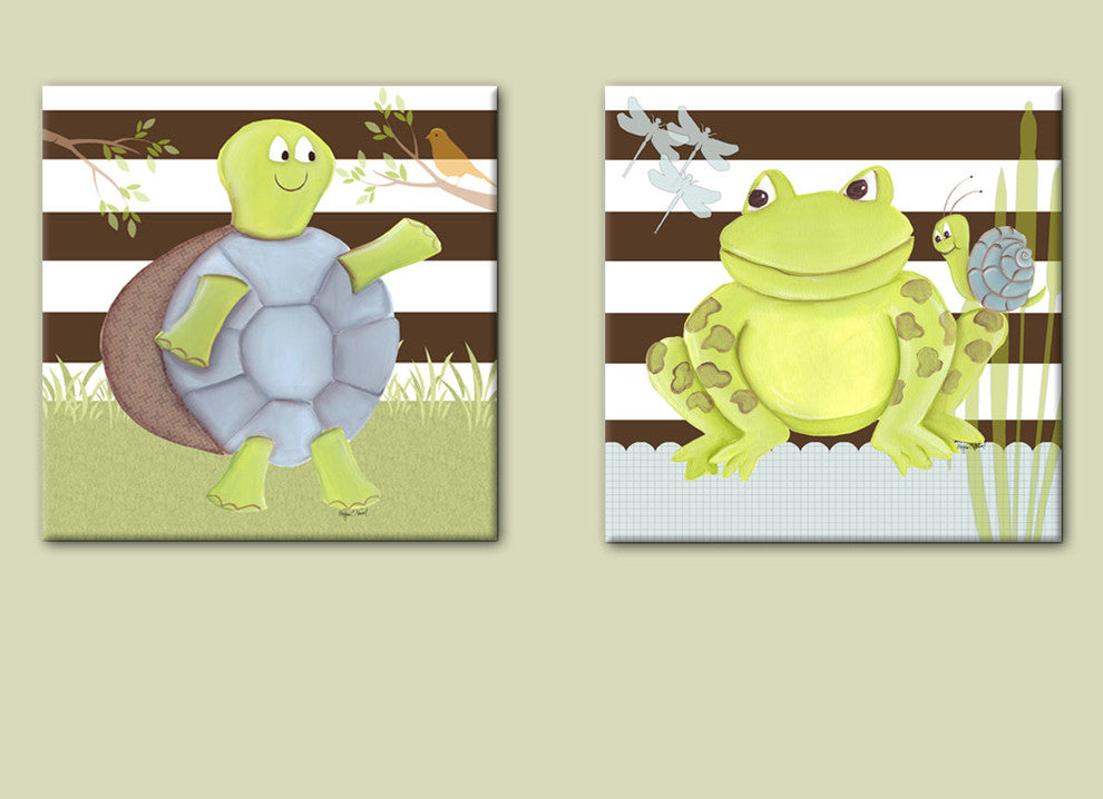 Turtle on Stripes