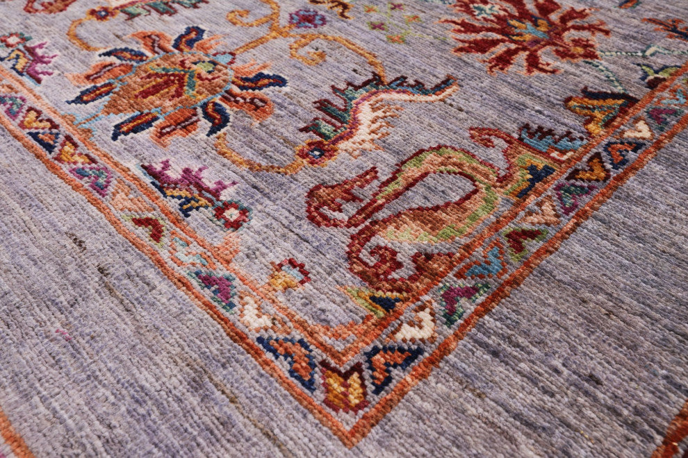 Runner Handmade Persian Tabriz Wool Rug 2' 9" X 9' 9" Q8405