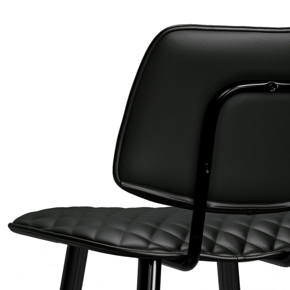 Raya Counter Height Stool, Set of 2, Black
