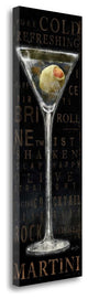 "Martini" By Eric Yang, Giclee Print on Gallery Wrap Canvas, Ready to Hang
