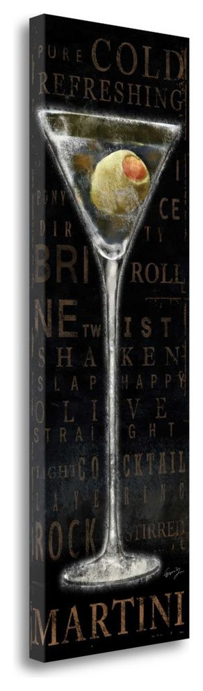 "Martini" By Eric Yang, Giclee Print on Gallery Wrap Canvas, Ready to Hang