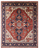 11' 11" X 14' 10" Heriz Serapi Hand Knotted Wool Rug - Q16019