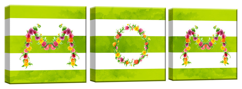 MOM Wrapped Canvas Art, 3-Piece Set, 36"