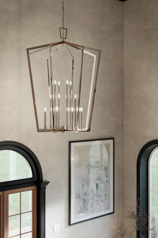 Kichler Abbotswell 49" 16 Light Foyer Pendant, Polished Nickel, 43499PN