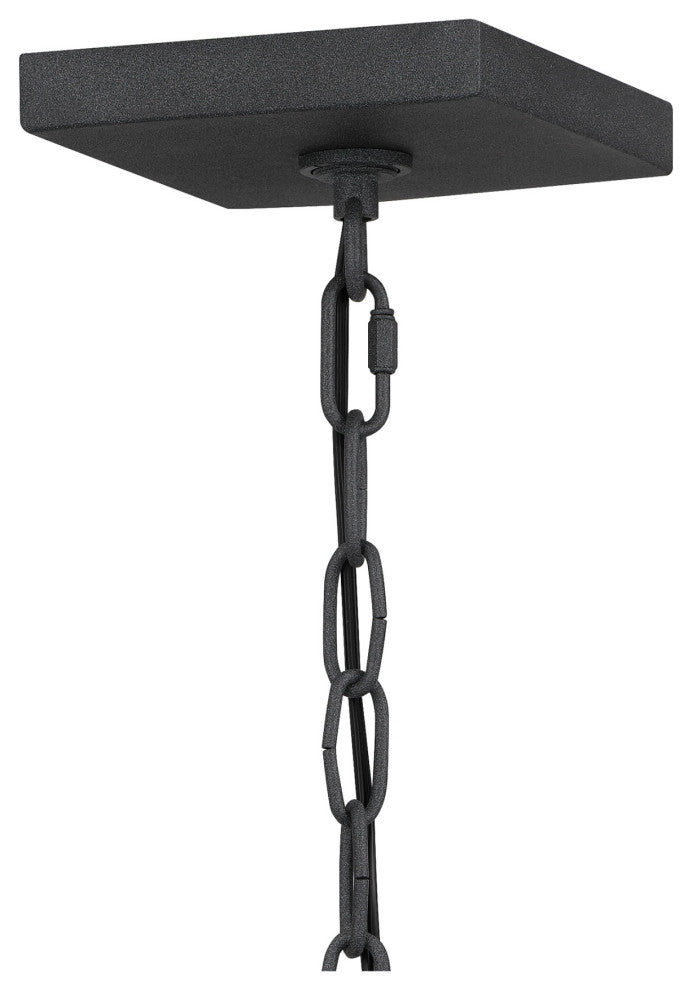 Quoizel STNL1509 Stoneleigh 9"W Mini Pendant - Mottled Black