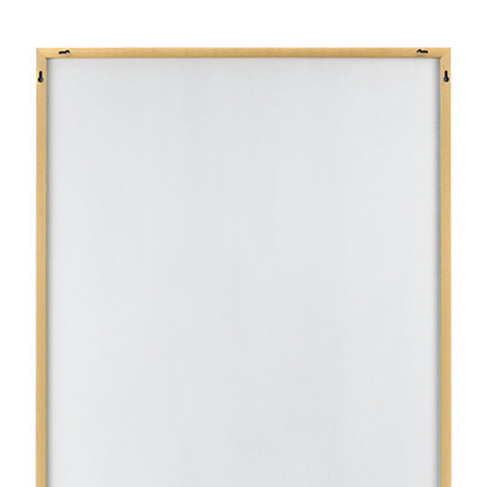 Gold Aluminum Frame Mirror