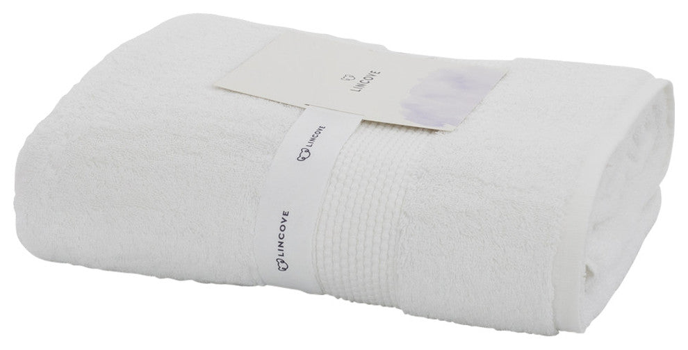 Large Bath Towel, White