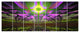 Fractal Cosmic Apocalypse, Abstract Art on Canvas, 83"x32", 7 Panels