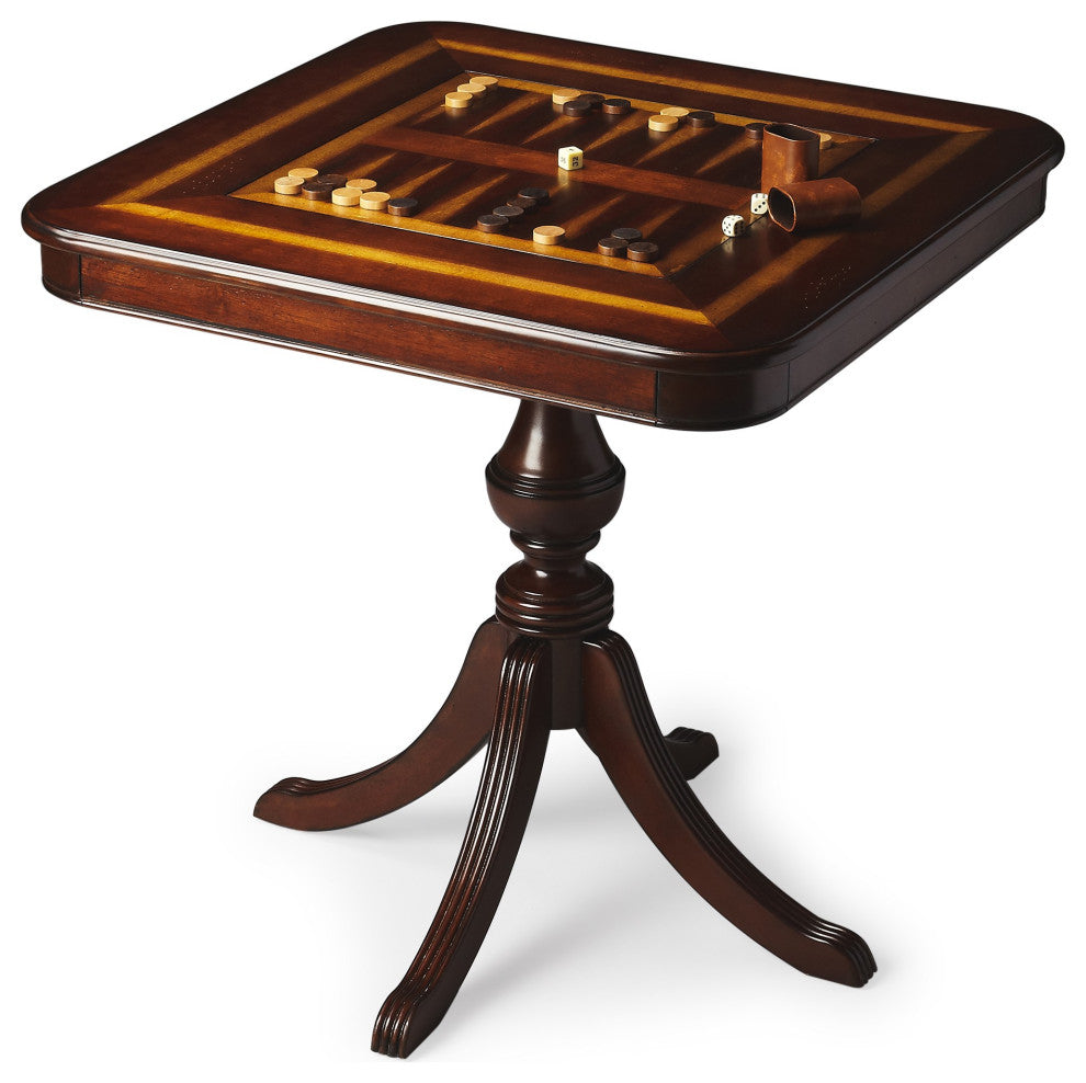 Traditional Cherry Brown Game Table