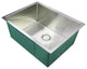 Transolid Diamond Titan Stainless 24" Undermount Kitchen Sink, Stainless Steel