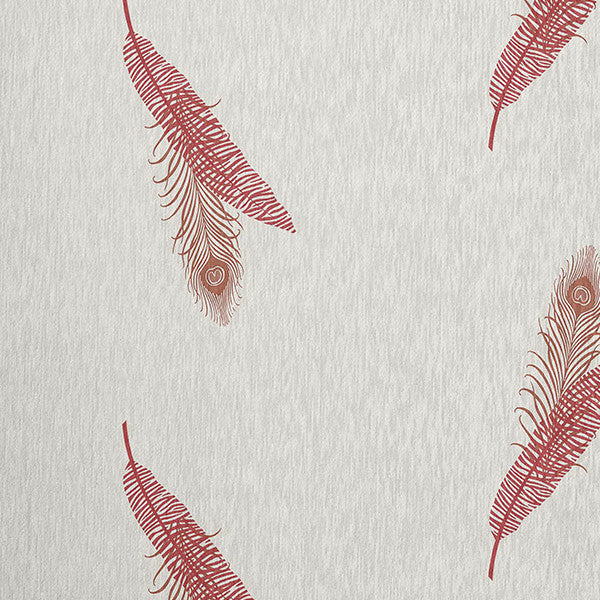 Feather Stripe Spring Chenille Rug, Ligonberry Red, 5'x7'