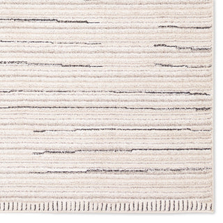 Label J Regious EVA02 Striped Ivory Area Rug, 5'x8'