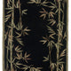 8'X10' Black Hand Tufted Bordered Bamboo Indoor Area Rug