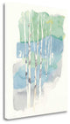 Watercolor Abstract Trees Giclee Wrap Canvas Wall Art