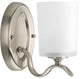 Inspire Collection 1-Light Bath Light, Brushed Nickel