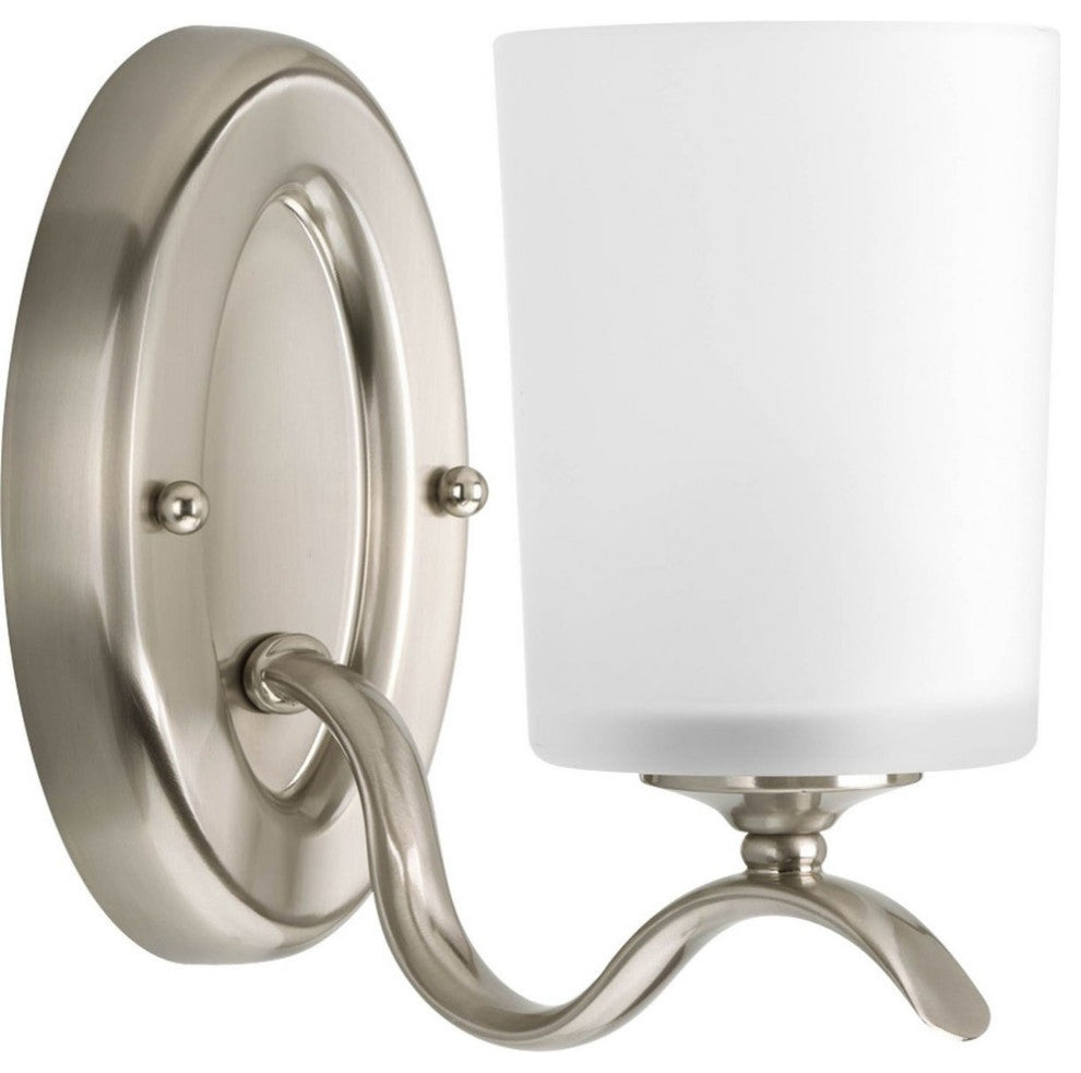 Inspire Collection 1-Light Bath Light, Brushed Nickel